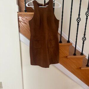 Hollister Women's Faux Suede  Mini. Dress Size Medium